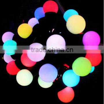 Waterproof Colorful Balls Lights String Outdoor