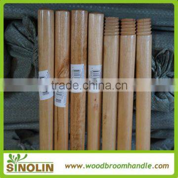 varnish round wooden broom sticks