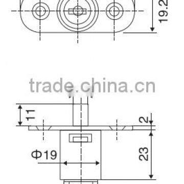 Push Button Cabinet Lock of Zinc Material photo-3
