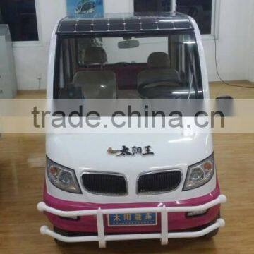 60V 1200W Brushless Electric Rickshaws&scooter,motorcycle New Designed Arc Solar Energy Electric Car photo-4