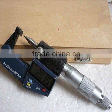 Digital display single cusp micrometer,blade micrometer with scribed line