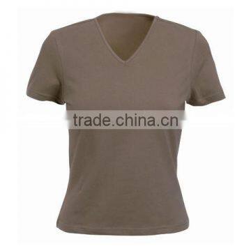 Ladies V-Neck Short Sleeve T-shirts