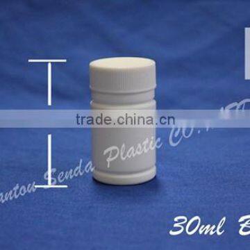 30ml Pill Bottle/Plastic Pill Bottle/Plastic Bottle/Pill Jar/HDPE Bottle/HDPE Plastic Bottle 30g