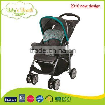 BS-15B 2016 new design golden shopping mall baby stroller made in china