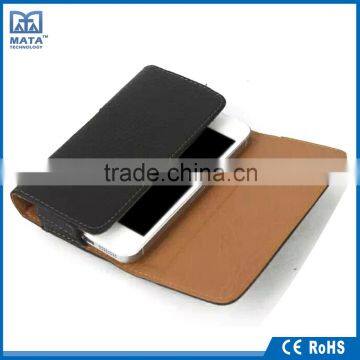 New Design Smart phone back clip mobile phone holster leather flip case for iphone