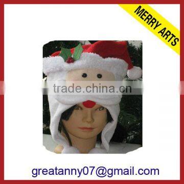 christmas ornament bauble caps with wire fleece christmas hats