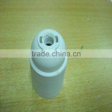 screw shell for wires E27 plastic lampholder (smooth without ring)