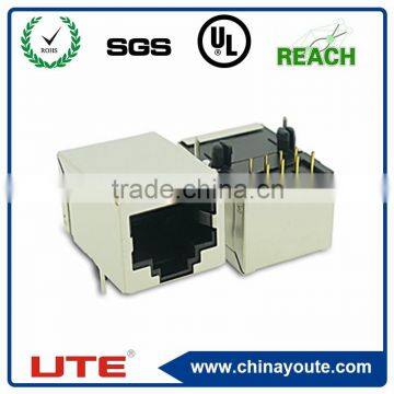 RJ45 plug full shield 90 degree 8P8C network connector