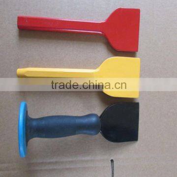 steel flat chisel floor chisel brick bolster with/without rubber handle