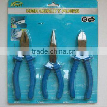 3PCS Tools Set, Pliers Set, Combination Pliers, Long Nose Pliers, Diagonal Cutter Pliers, Hardware Tools Set