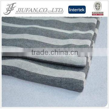 Jiufan Textile High Qty Yarn Dyed Hachi Fabric CVC Knitted Fabric Supplier in Shaoxing