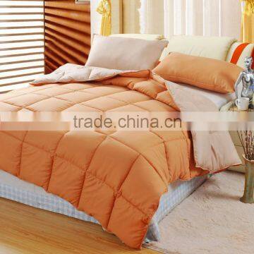 15D recycle hollow fiber quilted white hotel comforter