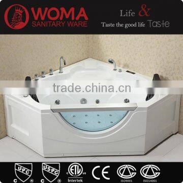 2016 acrylic bath tub bathing massage whirlpool Made in China Q368N