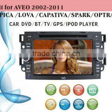 2 din car dvd player tv antenna fit for Chevrolet Aveo 2002 - 2011 Epica Lova Captiva with radio bluetooth gps tv