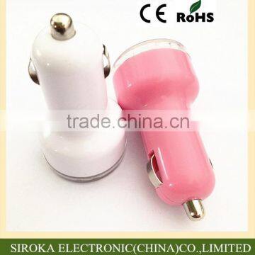 New Design single USB micro usb car charger with 2A output car USB charger for Table PC smartphone