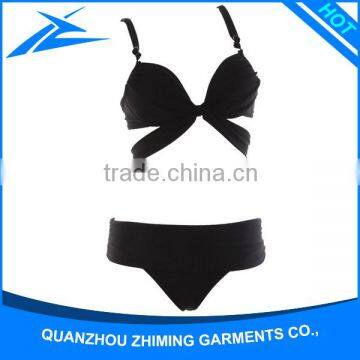 Ladies Micro Bikini Swimwear Padded Oem With Adjustable Straps
