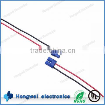 Customized EC2 male and female plug UL3135 silicone wire aeromodelling battery wire harness