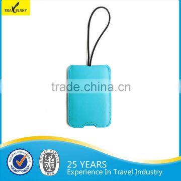 13109 High Quality Slide faux leather luggage tags