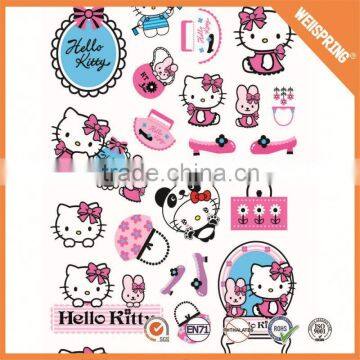 16-00007 Online market cartoon glossy glitter puffy stickers
