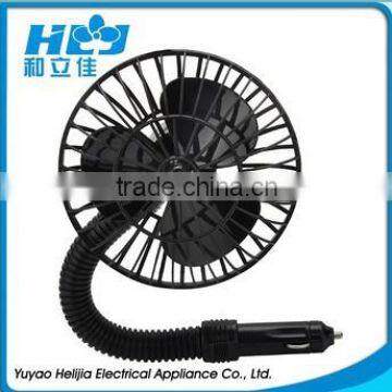 5 inches mini fixed straight pipe plastic car fan 12v