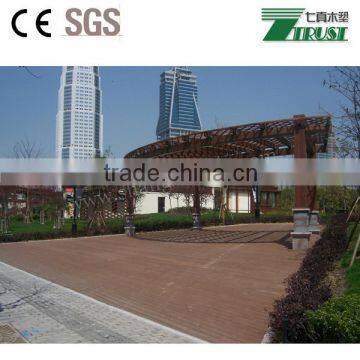 2015 Hot-sale WPC pergola,eco-friendly pergola, outdoor pergola,gazable