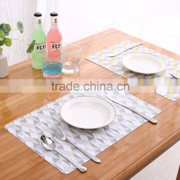 simple generous style pp table mat for decoration placemat disposable tray mat