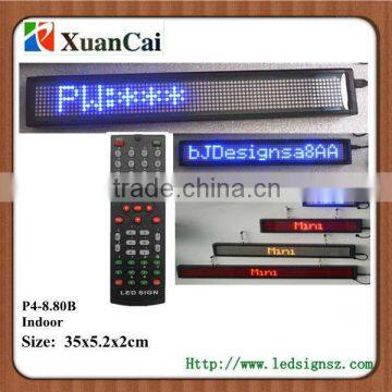 5V General information or count down systerm P4-8*80B LED display supplier