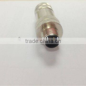 3 pin male M8 cable connector (L102-M8-T0305)