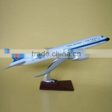 Custom B787-9 resin model airplane toy