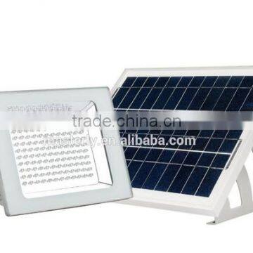 hot sales Super bright innovative concise IP65 Aluminum 120 LED solar flood light for garden