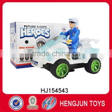 hot new products for 2016 electric bump&go light and music police beach car with projection function