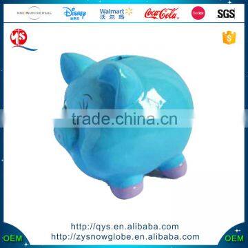 2016 Resin Cute Piggy Bank with vivid pig piggy bank