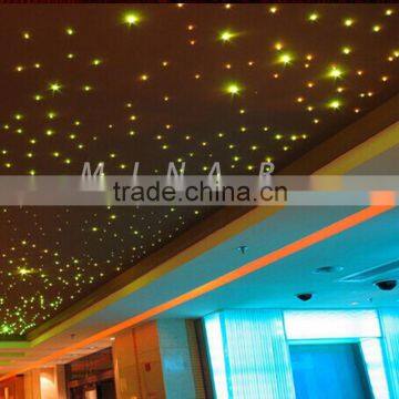 2015 fiber optic crystal ceiling end fitting for decoration light