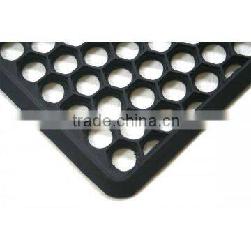 anti slip Rubber door mat with holes