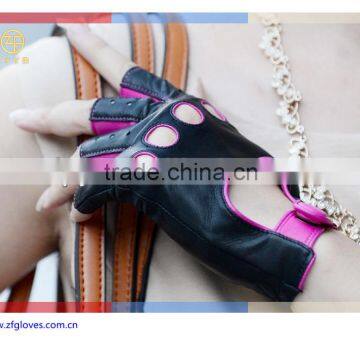 New style hot sale cheap lady stylish leather sport gloves