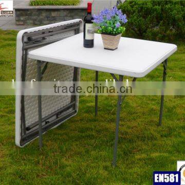 outdoor furniture modern plastic folding square table, outdoor table