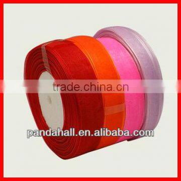 Wedding Decoration Organza Polyester Ribbon DIY Material (ORIB-D001-38mm-M)