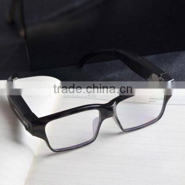 Black wireless hight definition 1080P video glasses full hd covered lens 300mAh battery capacity