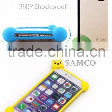 Samco Cute Doraemon Universal Silicone Frame Bumper Cover Case for Vivo Y51 photo-5