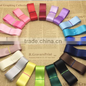 Polyester double face satin ribbon