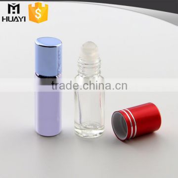 UV surface glass 5ml roll on bottle for perfume