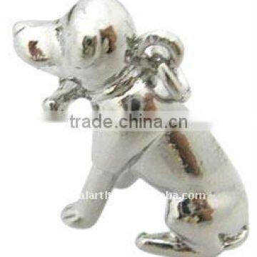 wholesale metal dog necklace pendant/charms