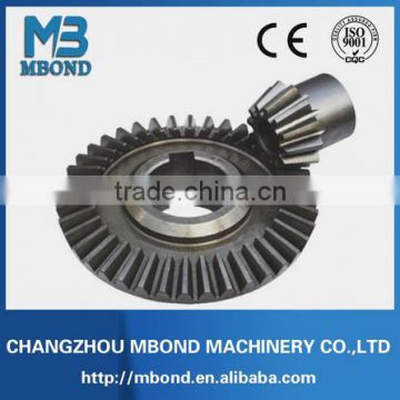 Custom machining service black oxide bevel gear shaft, stainless steel bevel gear shaft