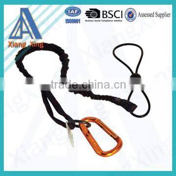 Flexible Safety Tool Lanyard Triple-Locking Dual Carabiner Tool Lanyard