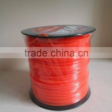 .05"-.16" Trimmer line Nylon 5 pounds spool Twist orange for grss brushcutter
