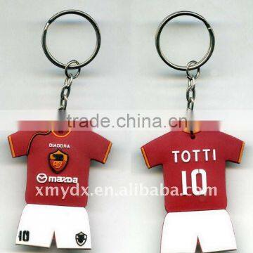 Hot sale PVC Couple keychain