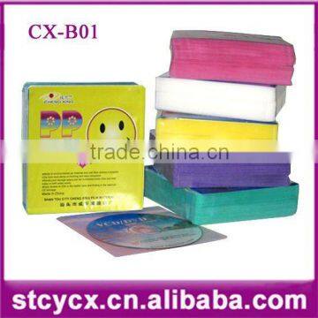 DVD-R Packing Sleeve PP CD Tissue Clear Plastic Sleeve the cheapest pp sleeve