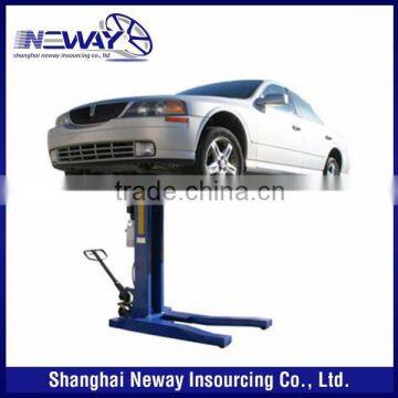 hot sale 5500 lb movable single post car lift