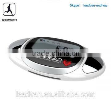 3D Digital Sport Heart Rate Monitor Pedometer Step Calorie Counter