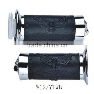 Black motorcycle handle throttle handlebar grip